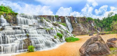 Pongour waterfall clipart