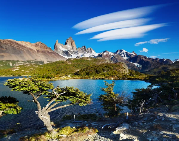Hora fitz roy, Patagonie, argentina — Stock fotografie