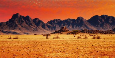 Rocks of Namib Desert clipart