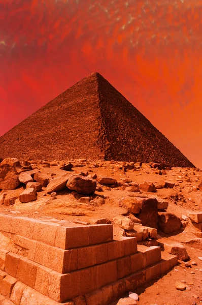Fantasia de pirâmide — Fotografia de Stock
