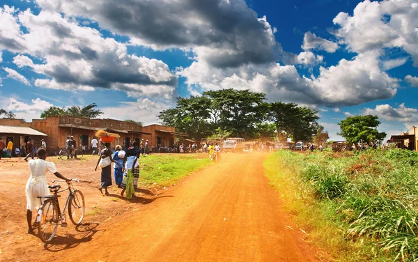 Африканський сільській місцевості — стокове фото