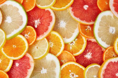 Citrus background clipart