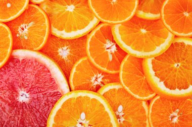 Citrus background clipart