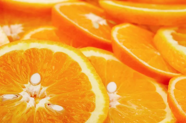 Skivade apelsiner — Stockfoto