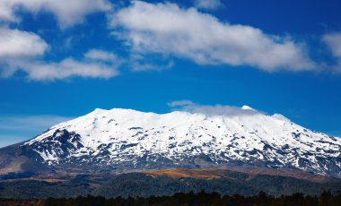 Mount Ruapehu, New Zealand clipart