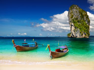 Tropical beach, Andaman Sea, Thailand clipart