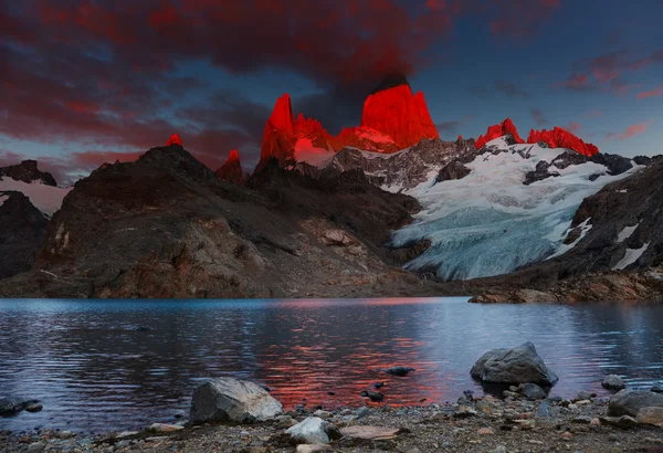 산 피 츠로이, 파 타고 니 아, 아르헨티나 — 스톡 사진