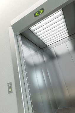 Modern elevator clipart