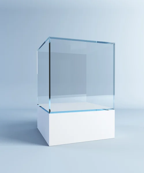 Empty display case — Stock Photo, Image