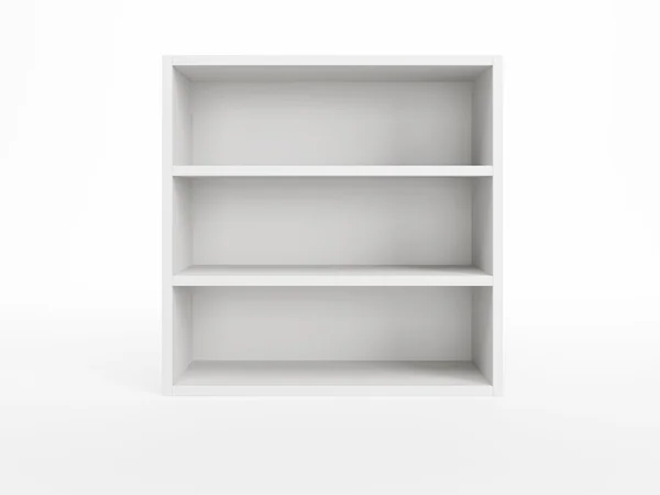 Librería blanca — Foto de Stock
