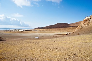 The lake Manasarovar, Tibet, Kailas clipart