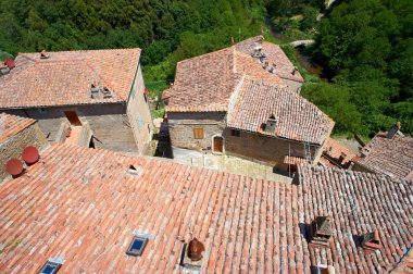 İtalyan şehir rooftops