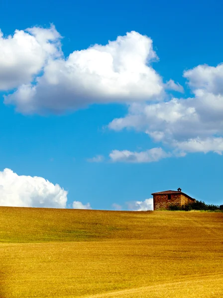 Hügellandschaft in der Toskana — Stockfoto