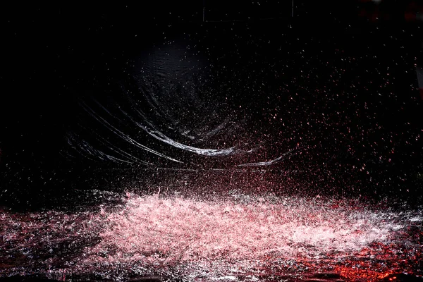 Splash drops background scene — Stock Photo, Image