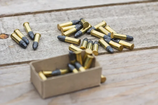 Kis kaliberű lőszereket — Stock Fotó
