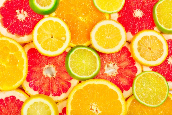 Mixed citrus fruit — Stock Photo, Image