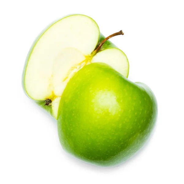 Frischer grüner Apfel — Stockfoto