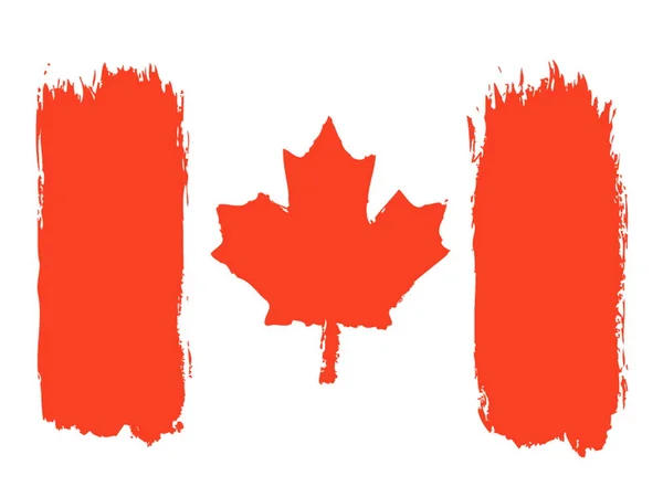 Kanadensisk flagg — Stock vektor