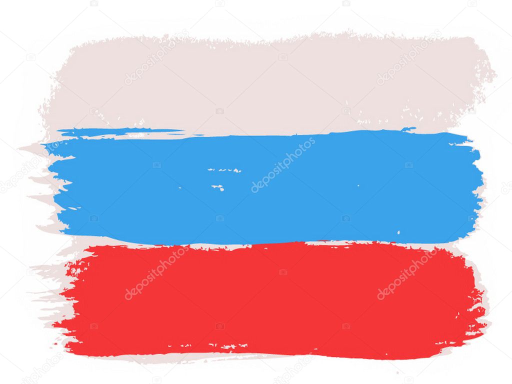 Рамка флаг россии на прозрачном фоне