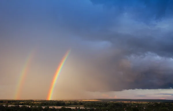 stock image Double rainbow