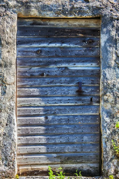 Imagem de close-up da porta antiga — Fotografia de Stock