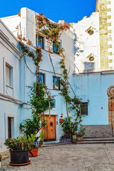 Straat van de oude Spaanse stad. — Stockfoto