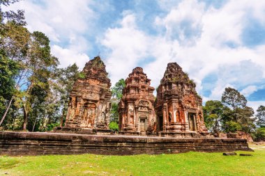 Antik khmer Budist tapınağı angkor wat kompleksi içinde