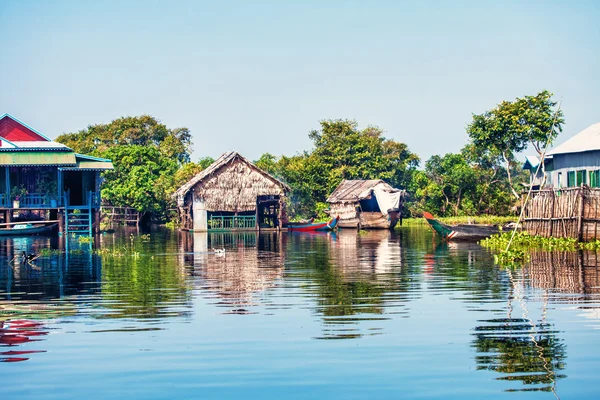 Desa di atas air — Stok Foto