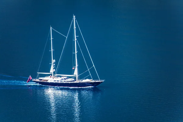 stock image Yacht at sea