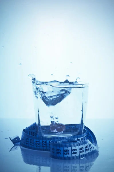 Bicchiere di acqua pulita — Foto Stock