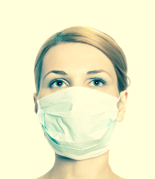 Stock image Female doctor wearing mask