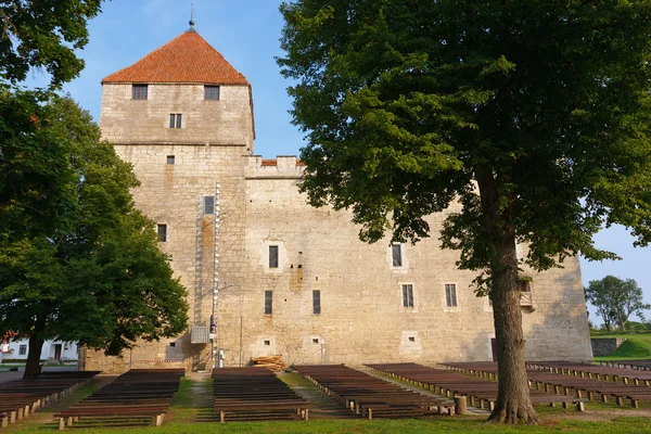 Castelo de Kuressare. Ilha Saaremaa. Estónia — Fotografia de Stock