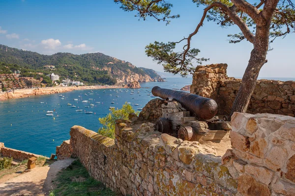 Tossa de mar. Costa brava, Spanje — Stockfoto