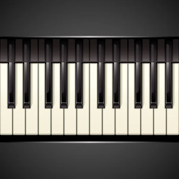 Tasto pianoforte — Vettoriale Stock