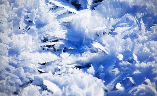 青冷たい氷シート背景テクスチャ — ストック写真