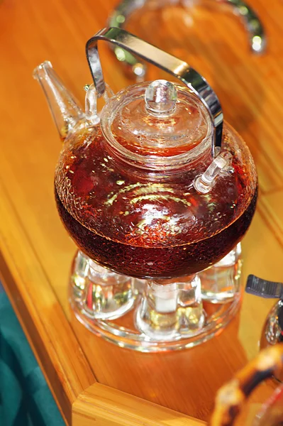 Luxurious crystal teapot — Stock Photo, Image