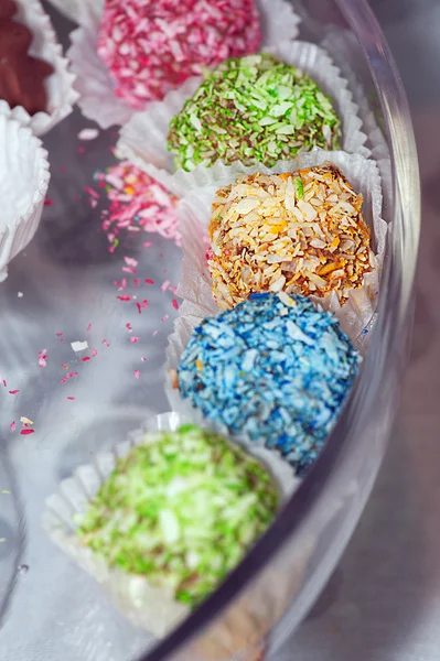 Caramelle colorate fatte in casa — Foto Stock