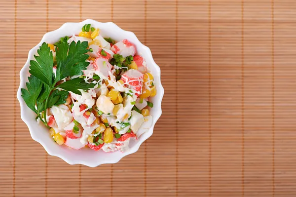Salada de Caranguejo — Fotografia de Stock