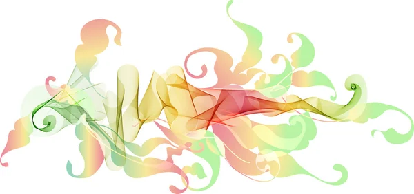 抽象彩色花卉背景设计 — 图库矢量图片