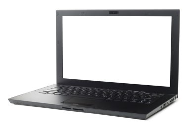 Thin Black Laptop clipart