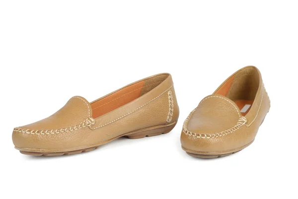 Brown Moccasins — Stock Photo, Image