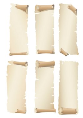 Old paper banner clipart