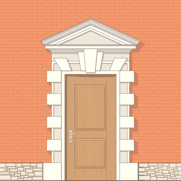 Eingang im klassischen Stil — Stockvektor