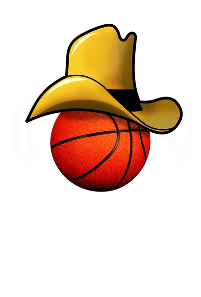 Cowboy de basquete . — Fotografia de Stock