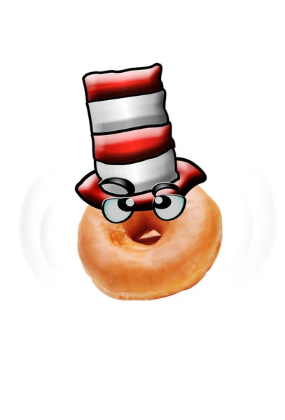 Donut hoofd. — Stockfoto