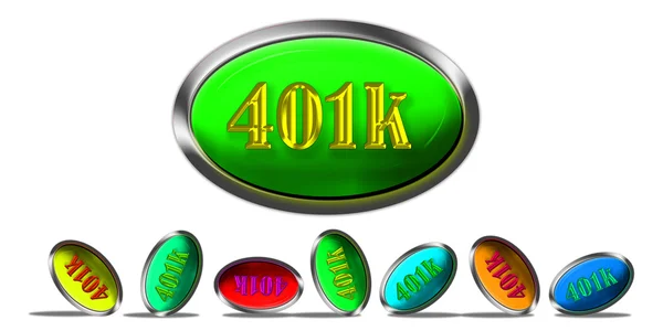 401K pensionering — Stockfoto