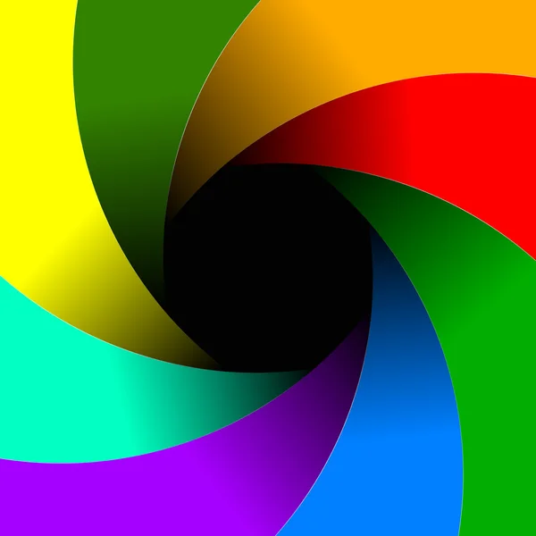 Цветовая диафрагма — стоковый вектор