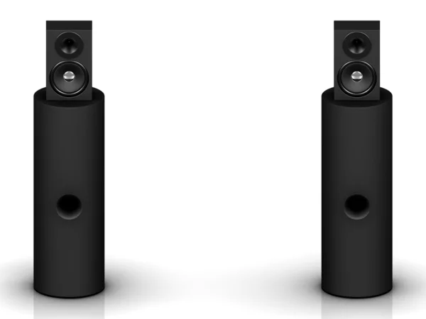 stock image Speakers on white background