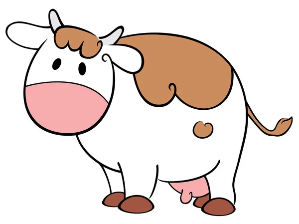Χαριτωμένο αγελάδα — Διανυσματικό Αρχείο