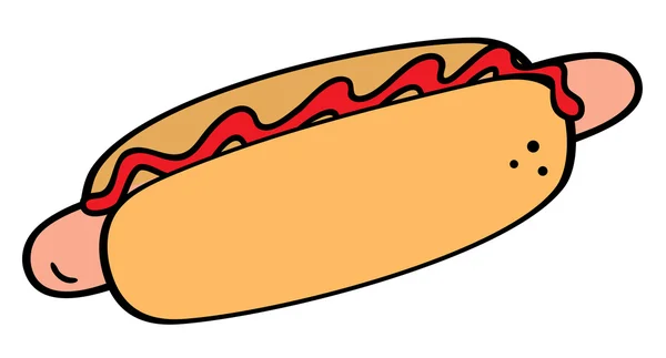 Hotdog sembolü — Stok Vektör